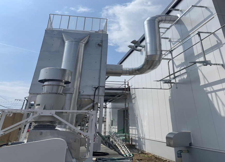 滋賀県 バグフィルター板金